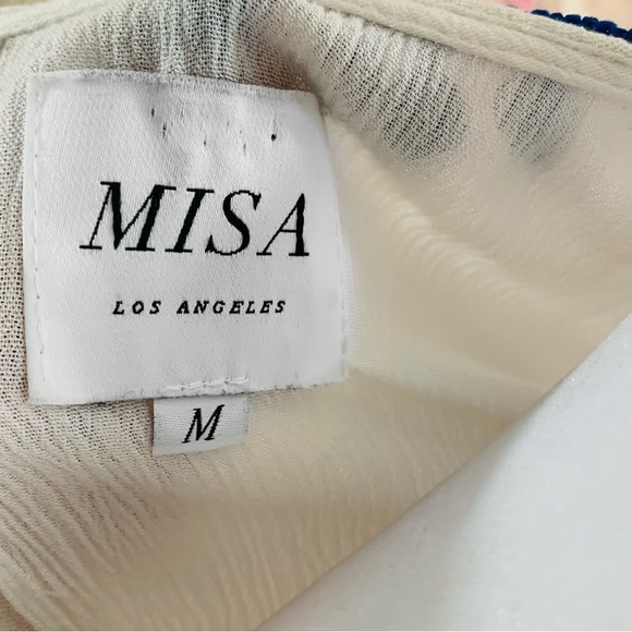 MIZA Pom Pom Peasant Sieanna Blouse - Picture 10 of 11